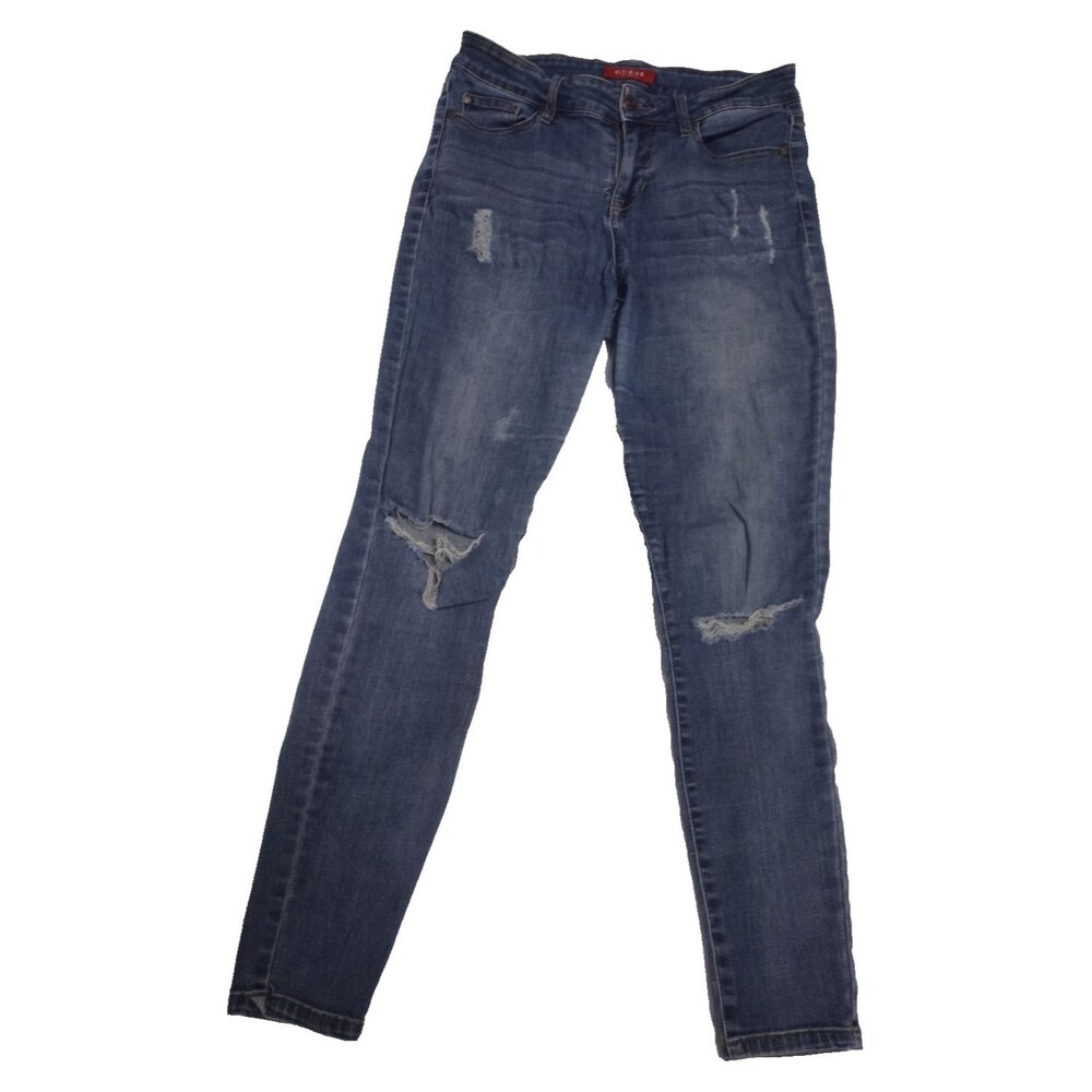 Guess Women's Size 28 Waist Distressed Skinny Jeans